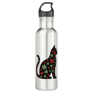 Christmas Cat T-Shirt 710 Ml Water Bottle