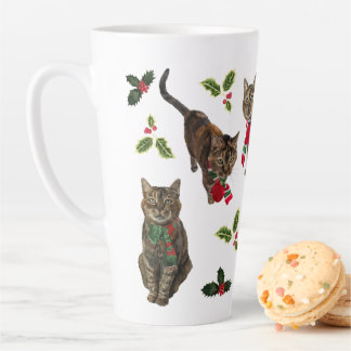 Christmas Cat Tall Mug