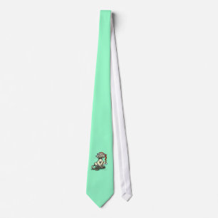 Christmas Cat Tie