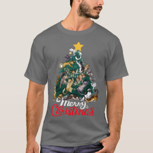 Christmas Cat Tree Xmas Funny 1  T-Shirt
