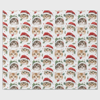 Christmas Cat Wrapping Paper
