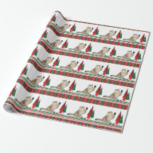 Christmas Cat Wrapping Paper
