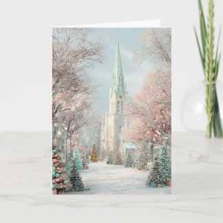 Christmas Cathedral Holiday Card