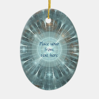 Christmas Cathedral Window Ceramic Tree Decoration