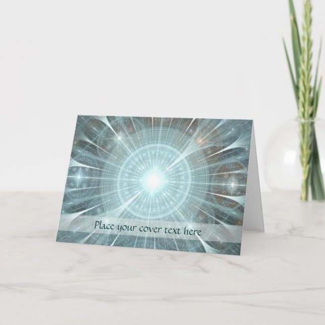 Christmas Cathedral Window Holiday Card (Front)