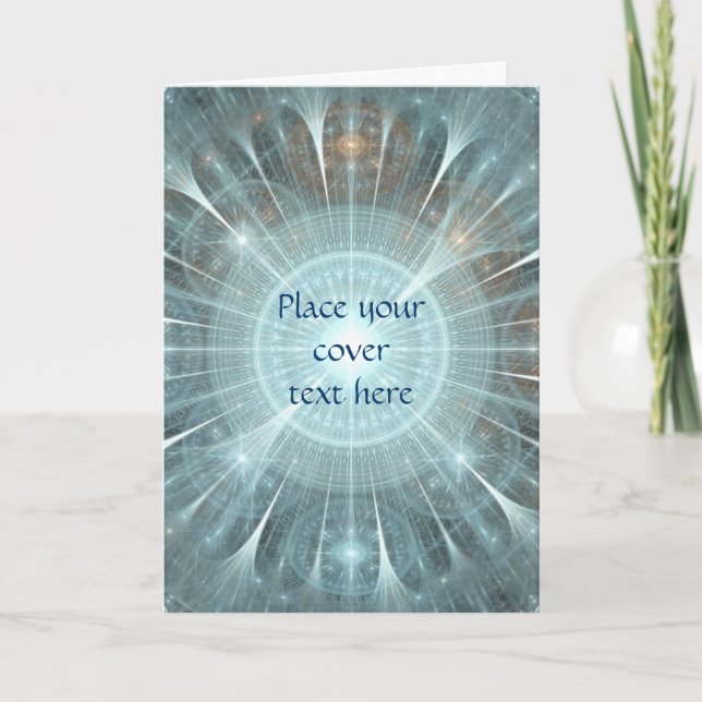 Christmas Cathedral Window Holiday Card (Front)