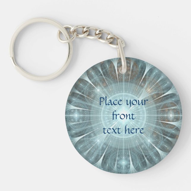 Christmas Cathedral Window Key Ring (Front)