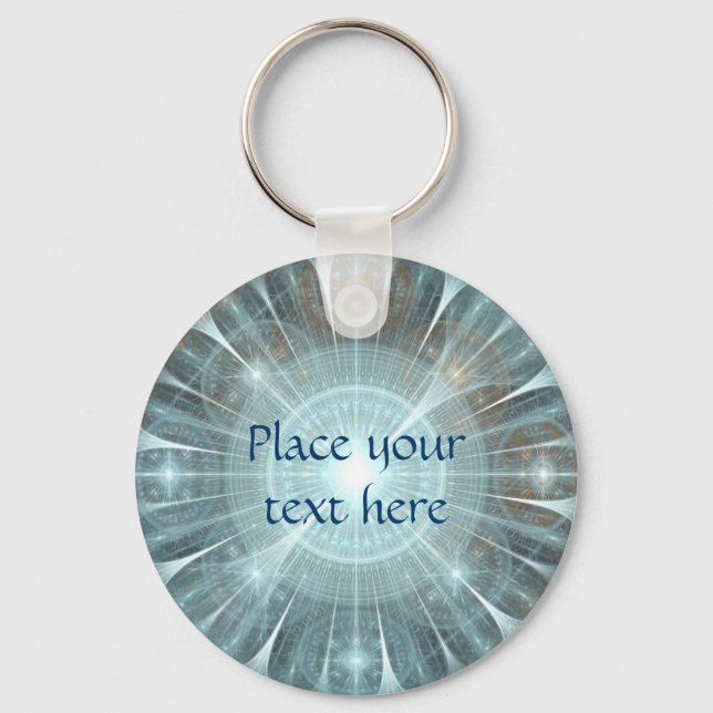 Christmas Cathedral Window Key Ring (Front)