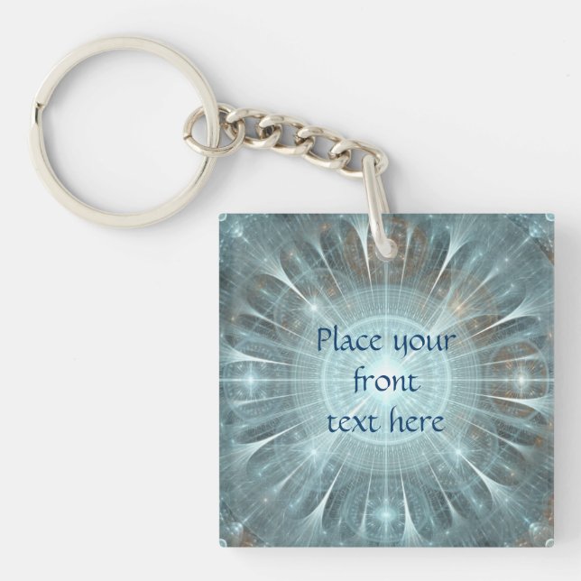 Christmas Cathedral Window Key Ring (Front)