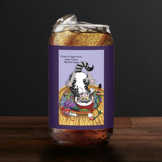 Christmas Catnip Cat Can Glass (Creator Uploaded)