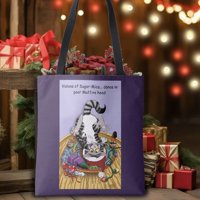 Christmas Catnip Cat Tote Bag (Creator Uploaded)