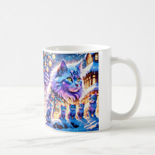 Christmas Cats Display Coffee Mug