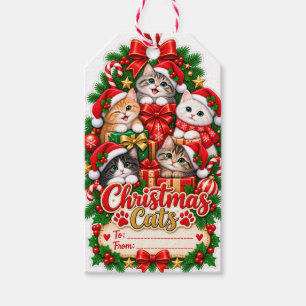 Christmas Cats Gift Tag