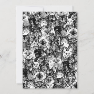 christmas cats holiday card