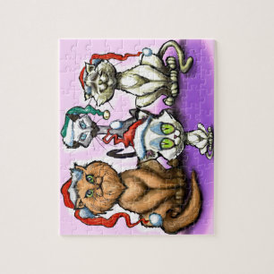 Christmas Cats Jigsaw Puzzle