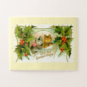 Christmas cats jigsaw puzzle