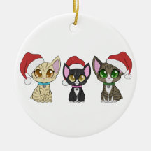 Christmas Cats Ornament!