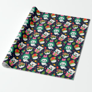 Christmas Cats Wrapping Paper
