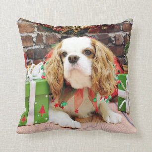 Christmas - Cavalier King Charles Spaniel  Mei Mei Cushion