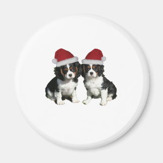 Christmas Cavaliers Magnet
