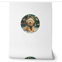 Christmas Cavapoo Reindeer Dog Santa Hat Cute Holi