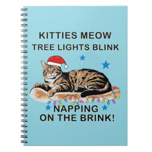 Christmas celebration notebook