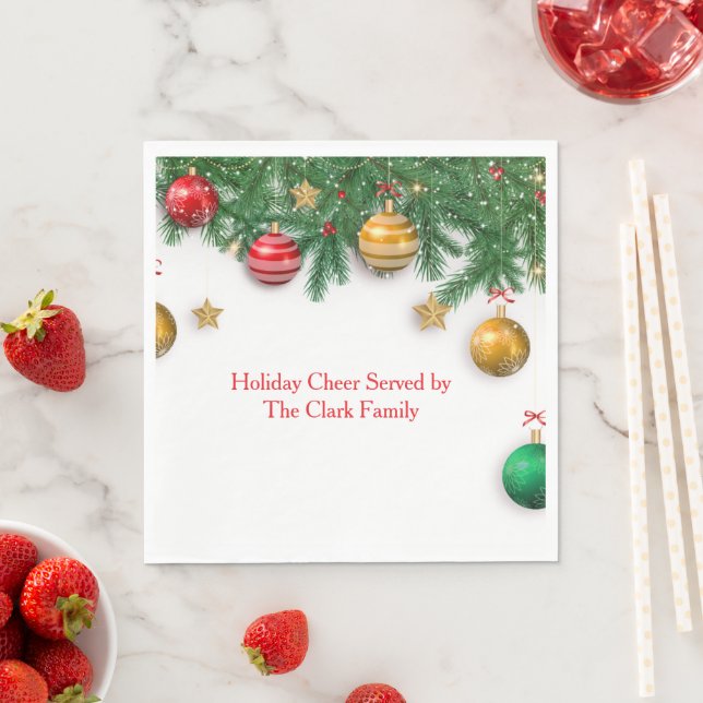 Christmas Celebration Paper Napkins (Insitu)