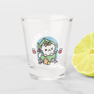 Christmas Celebration with Purr-ty Time Cat Shot Glass