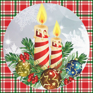 Christmas Centerpiece Stickers Envelope Seals
