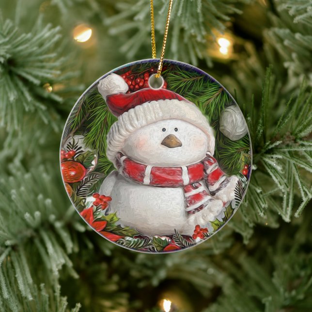 Christmas Ceramic Ornament (Tree)
