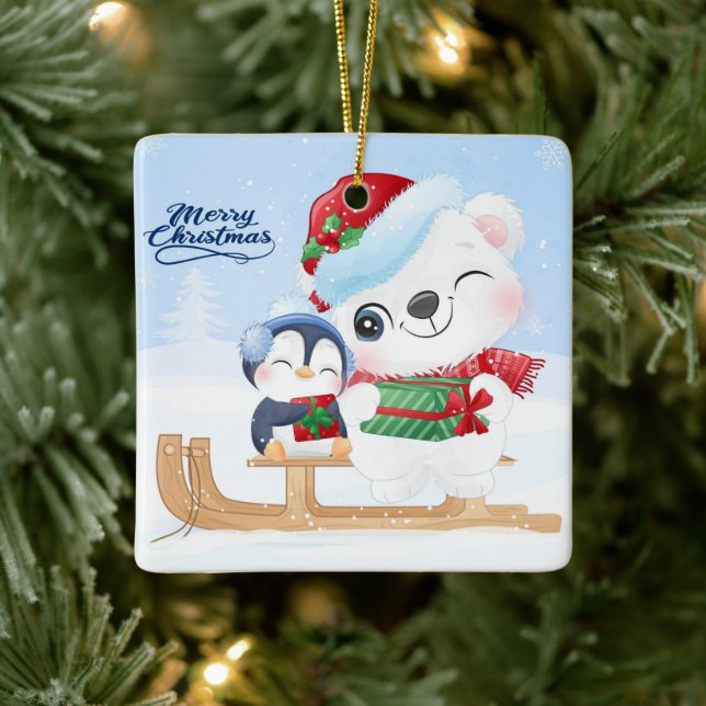 Christmas Ceramic Ornament (Tree)