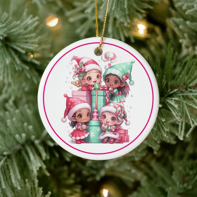 Christmas Ceramic Ornament (Tree)