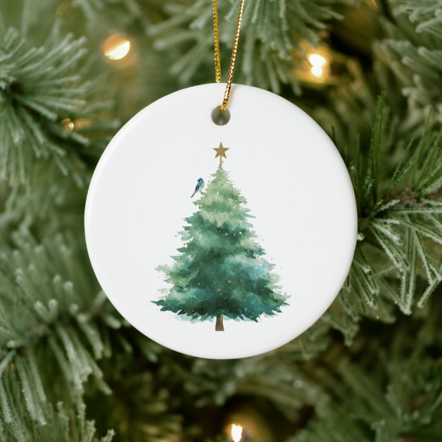 Christmas Ceramic Ornament (Tree)