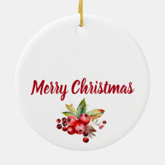 Christmas Ceramic Ornament