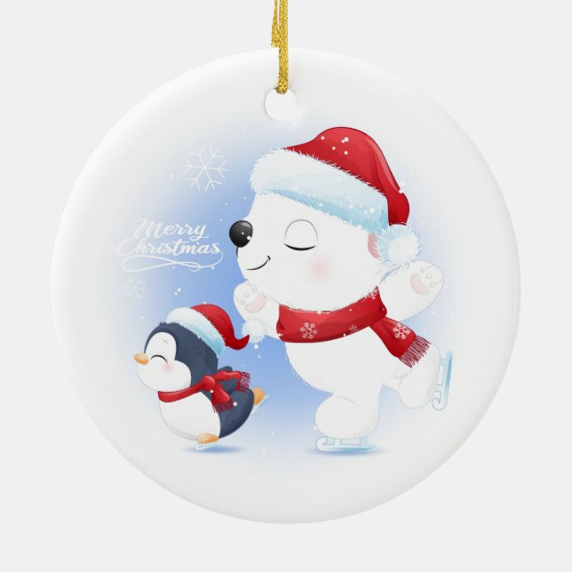 Christmas Ceramic Ornament (Back)