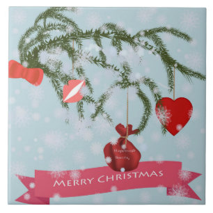 Christmas Ceramic Tile