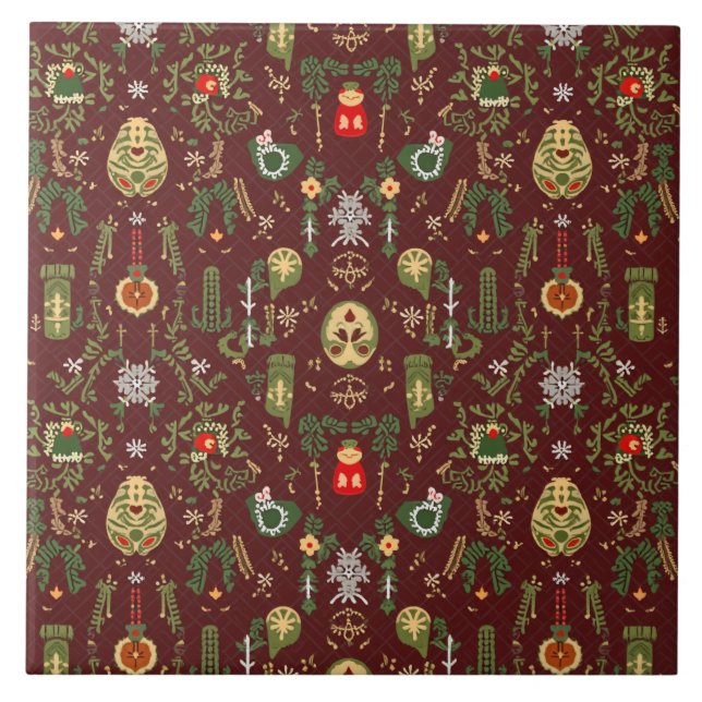 Christmas Ceramic Tile (Front)