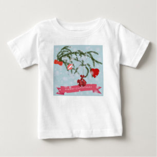 Christmas Ceramic Tile Baby T-Shirt
