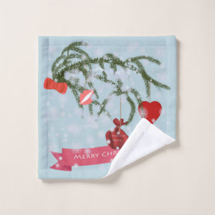 Christmas Ceramic Tile Wash Cloth