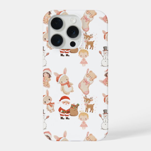 Christmas characters phone case (Back)