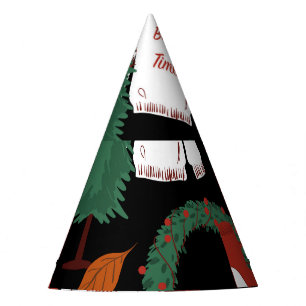 Christmas Charm: Festive Pattern Play. Party Hat