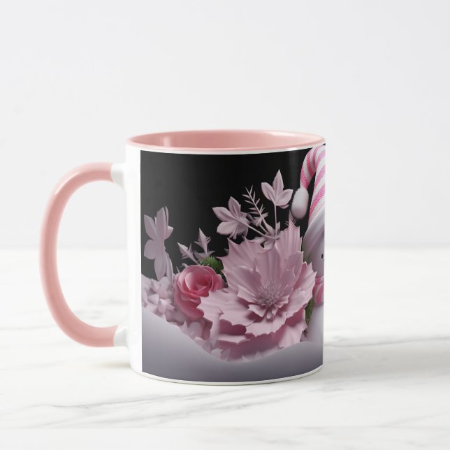 Christmas Charm Snowman  Mug (Left)