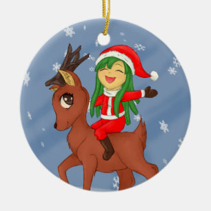 Christmas Cheer Ceramic Tree Decoration