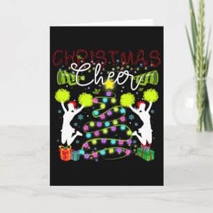 Christmas Cheer Cheerleading Dance Xmas Season Ugl Card