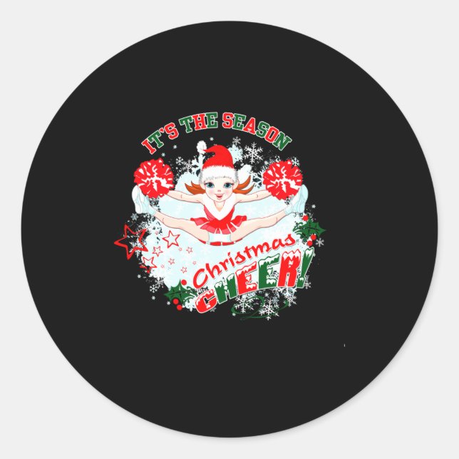 Christmas Cheer  Classic Round Sticker (Front)