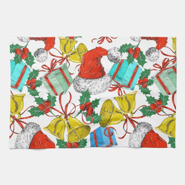 Christmas Cheer Collection Tea Towel (Horizontal)