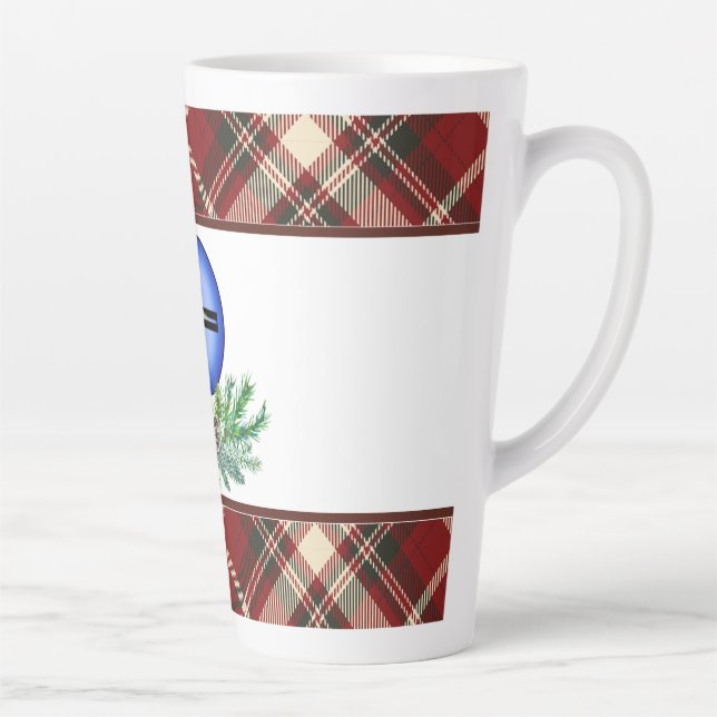 Christmas Cheer Cross  Latte Mug (Right)
