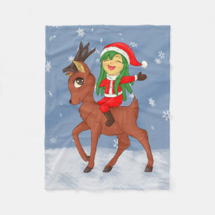 Christmas Cheer Fleece Blanket