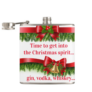 Christmas Cheer Hip Flask