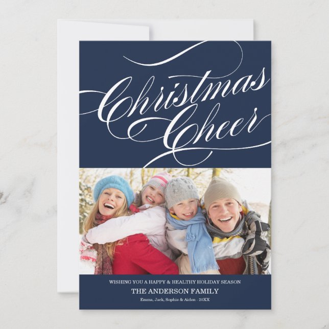 CHRISTMAS CHEER | HOLIDAY PHOTO CARD (Front)